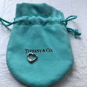 Tiffany Open Heart Charm